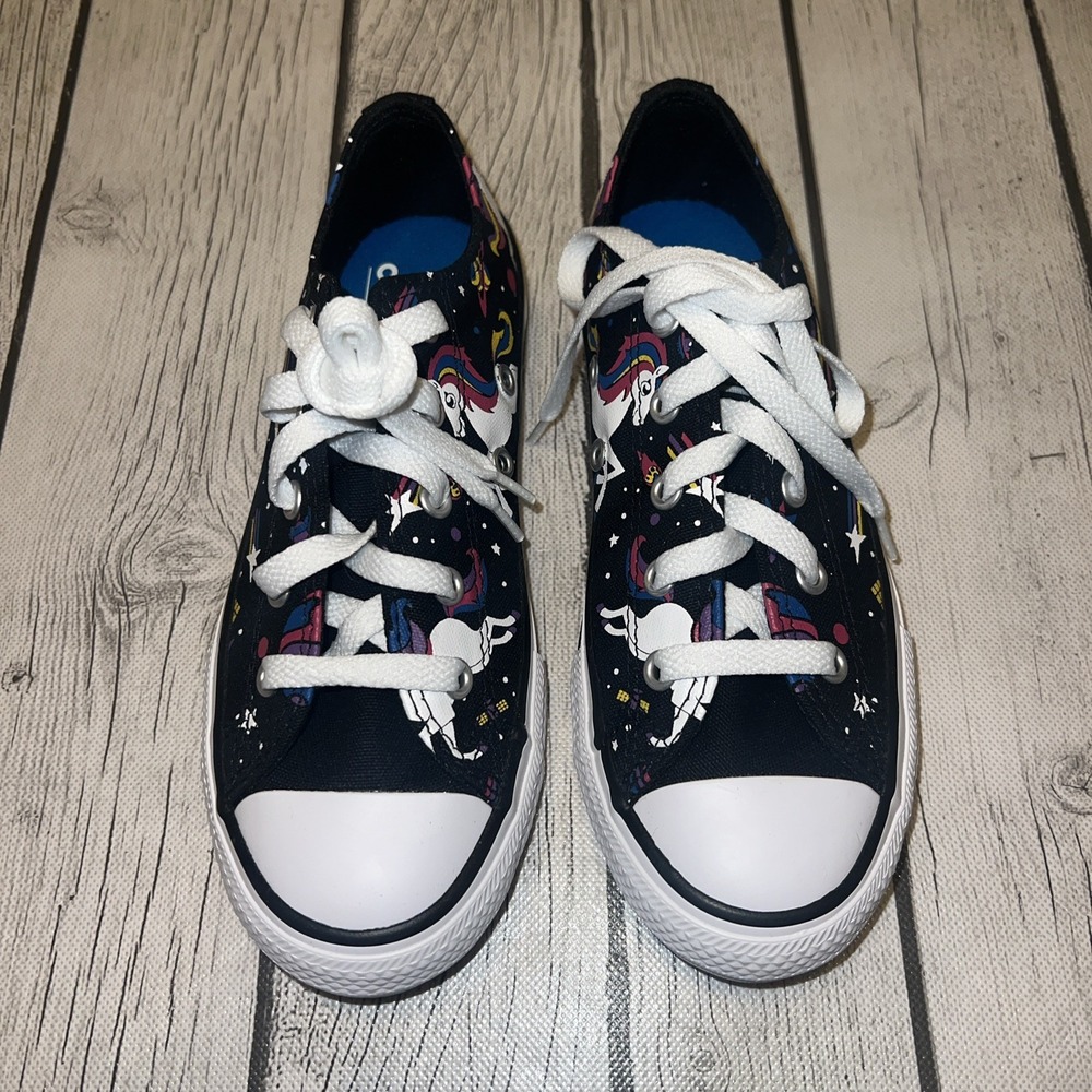 Converse All Star Chuck Taylor Rainbow Unicorn Galaxy Low Shoes Size 1.5 Junior